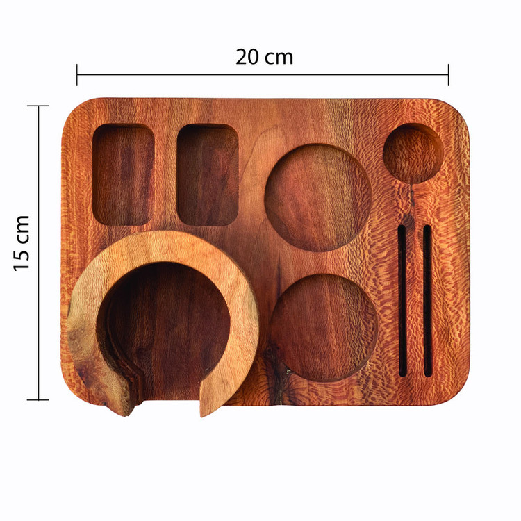 استند پرتافیلتر قهوه مدل Barista Oak کد 51